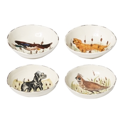 Vietri Wildlife Assorted Pasta Bowls - Set of 4 - WDL-7804
