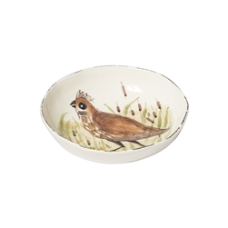 Vietri Wildlife Quail Pasta Bowl - WDL-7804Q