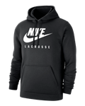 Nike Swoosh Lacrosse Men's Classic Hoodie - Black