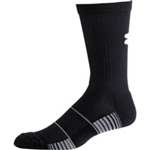 UA Team Crew Socks Black/White