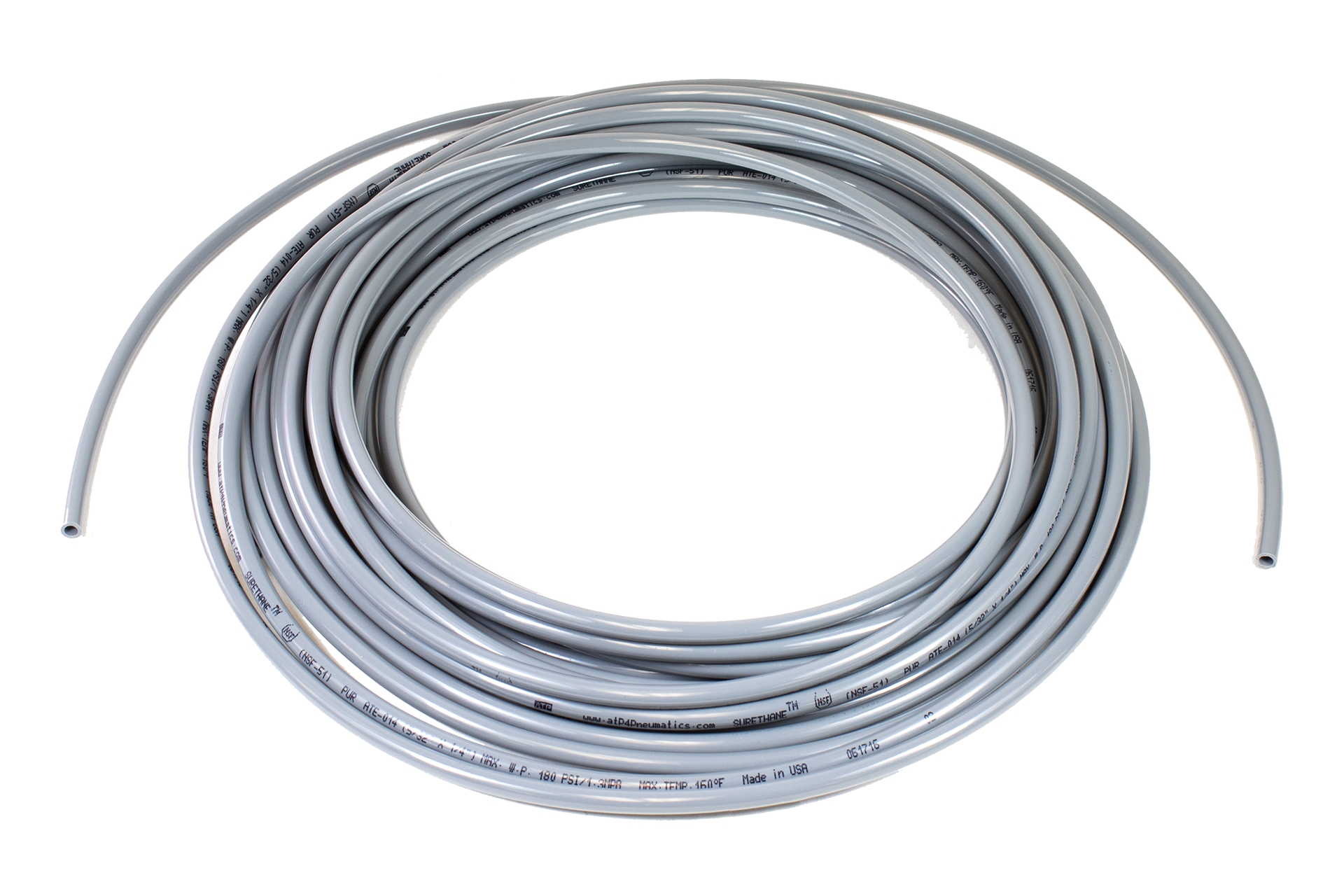 Polyethylene Tubing - Grey 20'