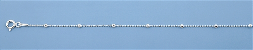 Silver Anklet - Satellite