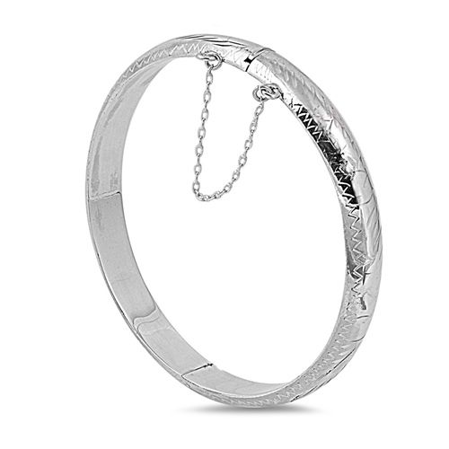 Silver Bangle Bracelet