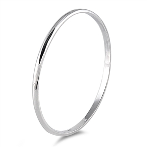 Silver Bangle Bracelet - $8.95