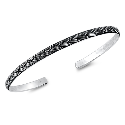 Silver Bangle Bracelet