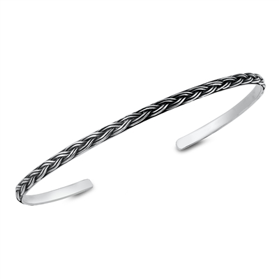 Silver Bangle Bracelet