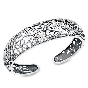 Silver Bangle Bracelet