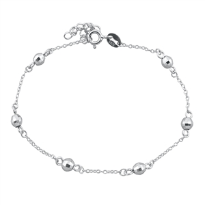 Silver CZ Bracelet - Satellite Bracelet