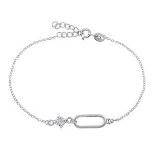 Silver CZ Bracelet