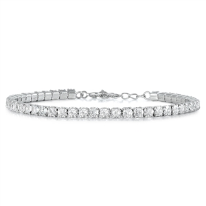 Silver CZ Tennis Bracelet