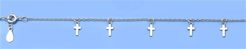 Silver Bracelet - Cross