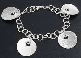 Silver Italian Charm Bracelet