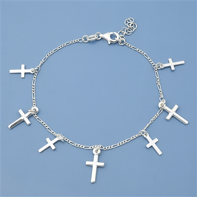 Silver Rosary Bracelet