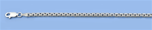 Silver Italian Bracelet - Round Box 160