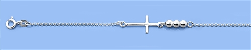 Silver Bracelet - Cross