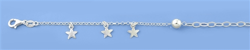 Silver Bracelet - Stars