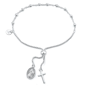 Silver Bracelet - Rosary