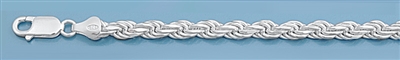 Silver Italian Chain - Rope 100