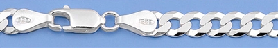 Silver Italian Chain - Flat Curb 220