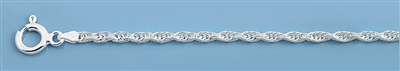 Silver Italian Chain - Loose Rope 040