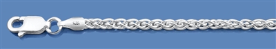 Silver Italian Chain - Wheat 080