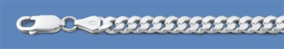 Silver Italian Chain - Round Curb 200