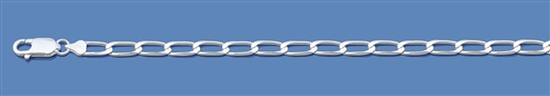 Silver Italian Chain - Long Curb 080