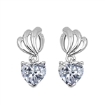 Silver CZ Earring