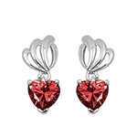 Silver CZ Earring