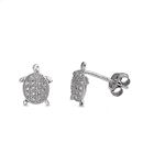 Silver CZ Earring