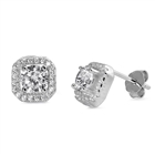 Silver CZ Earring