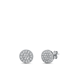 Silver CZ Earrings