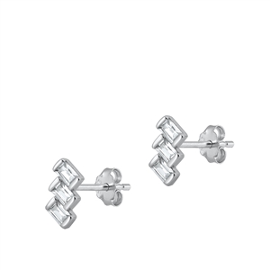 Silver CZ Earrings