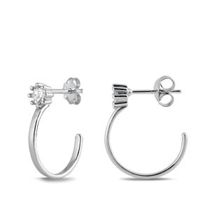 Silver CZ Earrings