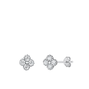 Silver CZ Earrings