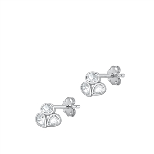 Silver CZ Earrings