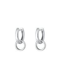 Silver Hoop Earrings