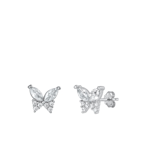 Silver CZ Earrings