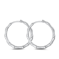 Silver Hoop Earrings