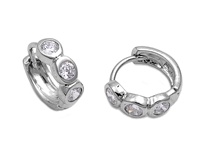 Silver CZ Earrings