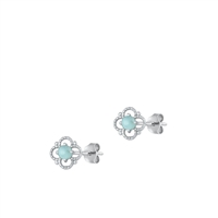 Silver Stone Earrings