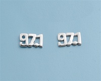 Silver Earrings - 97.1