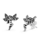 Silver Stud Earrings - Fairy