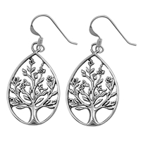 Silver Earrings - Tree of Life