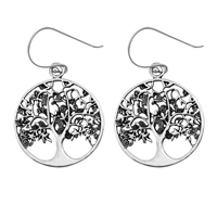 Silver Earrings - Tree of Life