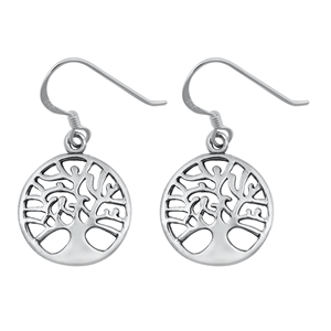 Silver Earrings - Tree of Life