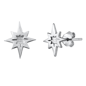 Silver Stud Earrings - Twinkle Star