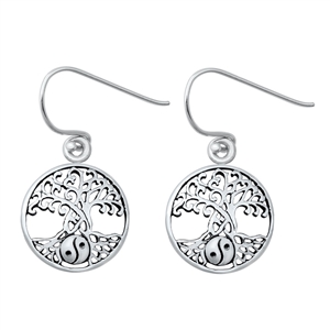 Silver Earrings - Tree of Life