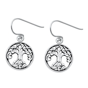 Silver Earrings - Tree of Life