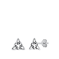 Silver Earrings - Celtic
